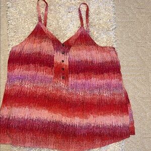 Stylish Red and Pink Women's Top